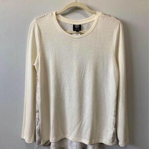 Women’s Bobeau Animal Print Back Blouse S NWT